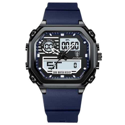 Poedagar Waterproof Digital Chronograph Men's Watch